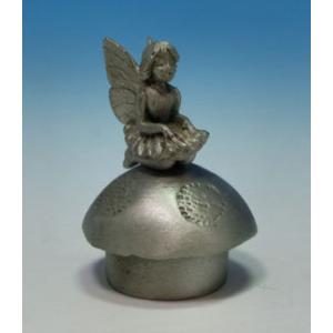 シンブル（指ぬき）TCC ピューター　きのこに座る妖精　フェアリー