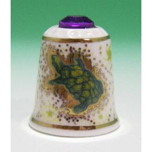 シンブル（指貫）イギリス　MAYFAIR 　ケルト　ラッキーチャーム　カメ