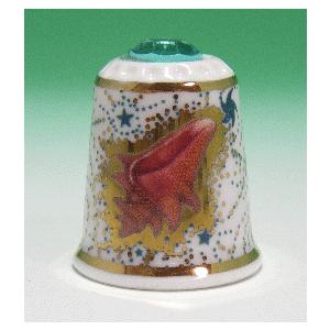 シンブル（指貫）イギリス　MAYFAIR 　ケルト　ラッキーチャーム　巻貝