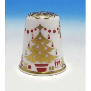 シンブル　（指貫）Spode クリスマス1982 ツリー