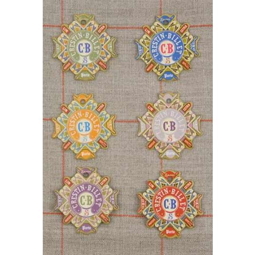 SAJOU　糸巻き Crestin-Billet 6枚セット