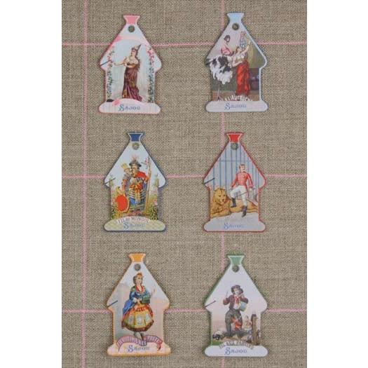 サジュー　SAJOU　糸巻き Domfront 　6枚セット