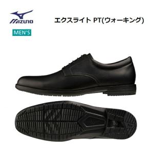 MIZUNO(ミズノ) エクスライト PT (ウォーキング) ビジネスシューズ メンズ ブラック [B1GM220209]｜bluenote-store