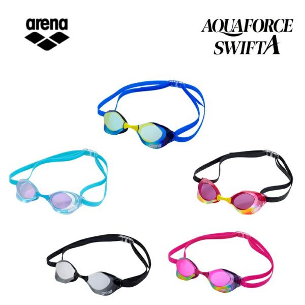 arena(アリーナ) レーシングゴーグル AQUAFORCE SWIFT A ミラー加工 (スワイ...