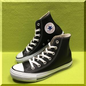 CONVERSE LEA ALL STAR HI BLACK コンバース LEA オールスター HI ブラック（レザーオールスター）｜blueocean1978