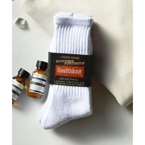 靴下 【Healthknit】 3足セットヘビーウェイトロングソックス クルーソックス 3PACK SET SOCKSの商品画像