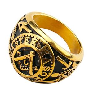 39 割引信頼 22 5号 秘密結社 フリーメイソン 印台風 アンティーク 黒石 リング 指輪 K14wgホワイトゴールド 5 0g ユニセックス ゴールド レディースアクセサリー アクセサリー 時計 Www Tsrplc Com