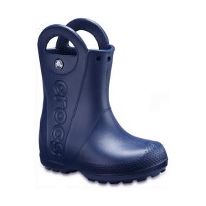 【キッズレインブーツ】crocs（クロックス） ハンドル イット レインブーツ キッズ 12803-410 NAVY【470】｜bluepeter