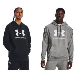 【スポーツウエア】 UNDER ARMOUR(アンダーアーマー) UA ライバル フリース ロゴ フーディー 1379758【750】｜bluepeter