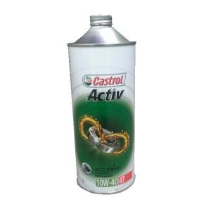 【バイク用エンジンオイル】Castrol(カストロール)　Activ 4T 10W-40(1L缶)　【500】｜bluepeter
