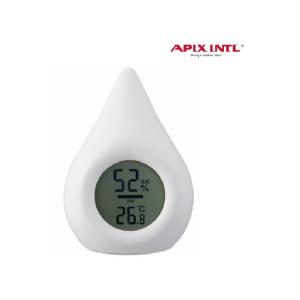 【温湿度計】APIX アピックス デジタル温湿度計 SHIZUKU AHM-140【604】｜bluepeter