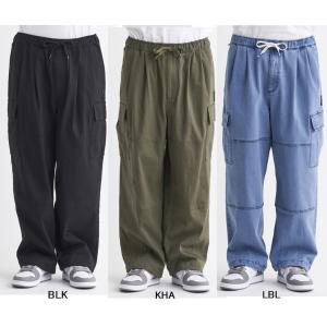 【スケートウエア】DC SHOES(ディーシーシューズ) 23 BIG CARO PANTS(カーゴパンツ)DPT234055【750】｜bluepeter