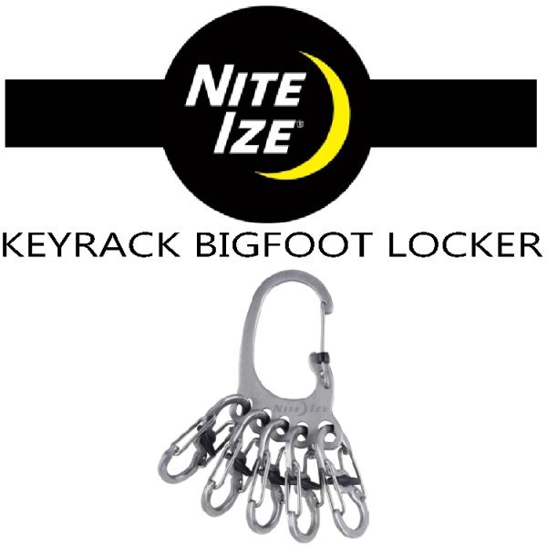 【紳士小物】NITEIZE KEYRACK BIGFOOT LOCKER KLKBF-11-R6【5...