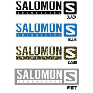 【スノーステッカー】SALOMON(サロモン) STICKER M(カッティングタイプ)SIZE:W270×H58mm【750】｜bluepeter