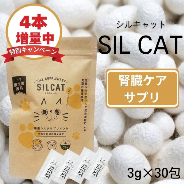 【4本増量中】SILCAT シルキャット 3g×30包入り