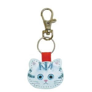 キーチャーム アメショー キーホルダー エクート　ミネット　ECOUTE！　 E.minette　キーチャーム　キーホルダー　ネコ　ねこ　猫　猫雑貨　アメショー　アメリカンショートヘアー　