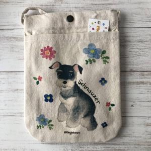 サコッシュ シュナウザー 犬 斜め掛けバッグ ポ...の商品画像
