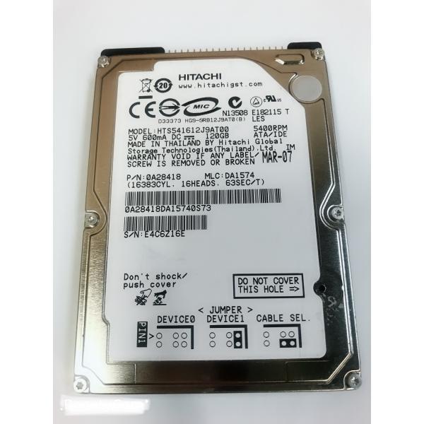 年末処分★先行セール★数量限定【中古良品】ノート用HDD HITACHI 2.5インチ内蔵HDD 1...