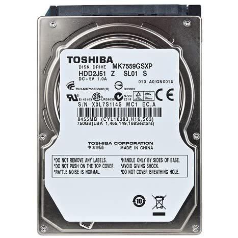 【新品・並行輸入バルク品】TOSHIBA HDD 東芝 2.5&quot; MK7559GSXP 750GB ...