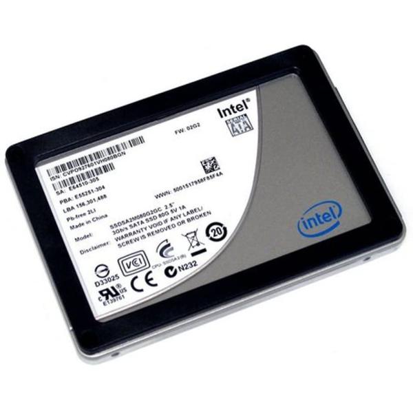 INTEL 2.5インチ SSDSA2M080G2GC 3GB/S SATA SSD 80Gドライブ...