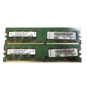 デスクトップ用メモリ SanMax PC2-6400U DDR2 800 2GB 2枚組 計4GB