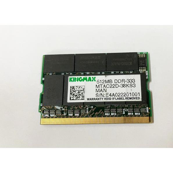 送料無料★KINGMAX DDR-333 512MB PC2700 172Pin MicroDIMM...