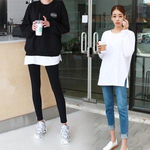Tシャツ レディース 長袖 白t カットソー 無地 ロンt レイヤード 重ね着 長袖tシャツ ゆったり 無地tシャツ 白 クルーネック 送料無料 Bjt8110 Bluestar 通販 Yahoo ショッピング