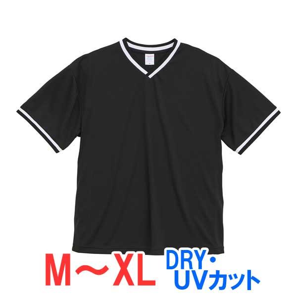 tシャツ ゲームシャツ 半袖 ドライ 速乾 UVカット メッシュ ライン ルーズ メンズ レディース...
