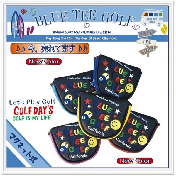 【ネコポス便にて送料無料】　ブルーティーゴルフ　【スマイル＆ピンボール（マレット型）】　マグネット式...