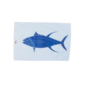 フィッシングフラッグ Yellowfin Tuna / Ahi（キハダマグロ） 16×24inches 【Sun Dot Marine Flag】4-sun004｜bluewater1984