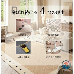 ラグ ペルシャ風 洗える ラグマット 室内 お...の詳細画像2