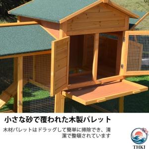 鳥かご 屋外木製鶏小屋 屋外 木製 鳥ケージ大...の詳細画像2