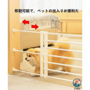 ペットゲート 伸縮 つっぱり 犬柵 階段 キッ...の詳細画像1