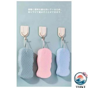 シャワースポンジ 垢すりスポンジ 4個セット ...の詳細画像2