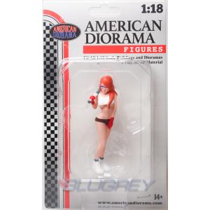 アメリカン ジオラマ 1/18 フィギア ビキニ カーウォッシュ ガール