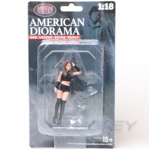 アメリカン ジオラマ 1/18 オートサロン ガールズ #2 American Diorama Fi...