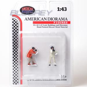 アメリカン ジオラマ 1/43 レーシング レジェンド 60s フィギア