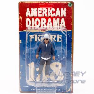 アメリカン ジオラマ 1/18 フィギア ローライダー 女性 + 犬