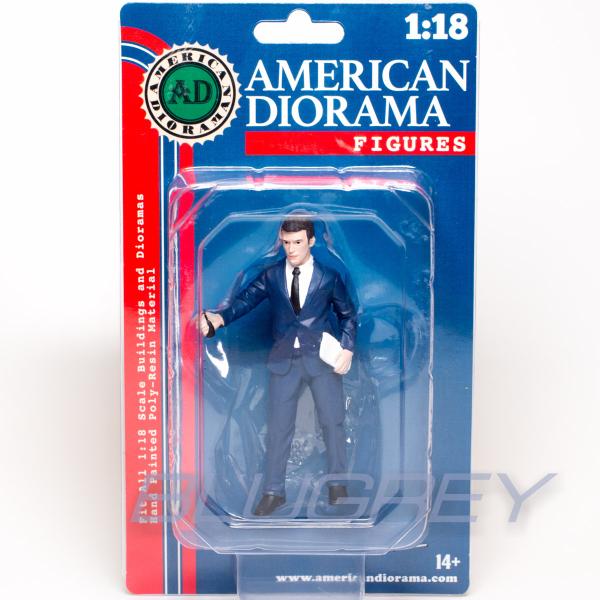 アメリカン ジオラマ 1/18 フィギア ディーラーシップ 男性 セールスマン American D...