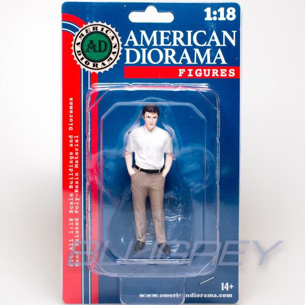 アメリカン ジオラマ 1/18 フィギア ディーラーシップ 男性 顧客1 American Dior...