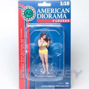 アメリカンジオラマフィギュア　1/18ビキニガール アメリカン ジオラマ 1/18 ビキニ ガール エイプリル American