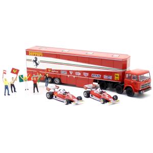 ブレキナ 1/87 フィアット 640 アバルトレーシングトレーラー Brekina 1:87 1964 Fiat 640 Car Transporter w/3 Ferrari 240