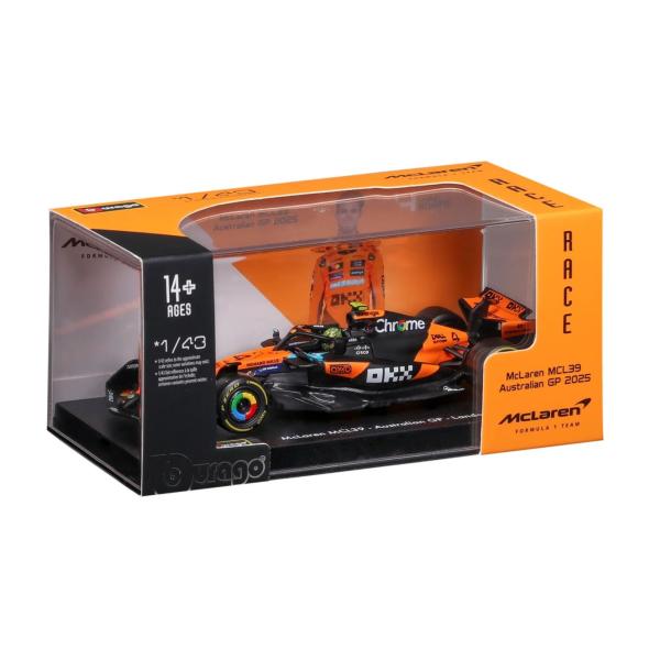 ブラーゴ 1/43 マクラーレン F1 MCL39 #4 ランド・ノリス 2025 Bburago ...