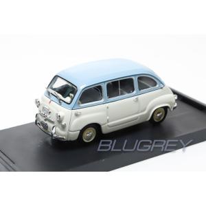 ブルム 1/43 フィアット 600 ムルティプラ 1A 1956 BRUMM FIAT 600 MULTIPLA Azzurro cenere / Grigio chiaro R250-07｜blugrey