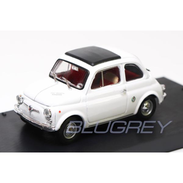 ブルム 1/43 フィアット アバルト 595SS ストラダーレ 1965 ホワイト BRUMM F...