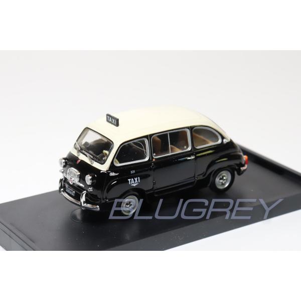 ブルム 1/43 フィアット 600D ムルティプラ ジェノバ タクシー 1964  BRUMM F...
