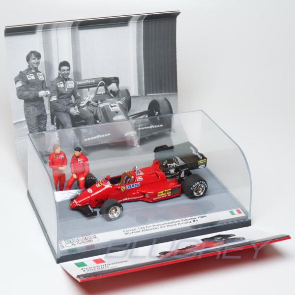 ブルム 1/43 フェラーリ F1 126 C4 1984 フィオラノ プレス発表 アルヌー/アルボ...