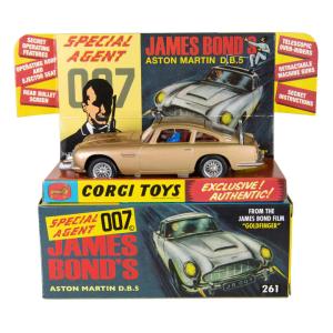 ミニカー 007 ノータイムトゥダイ アストンマーチン DB5 シルバー色 1
