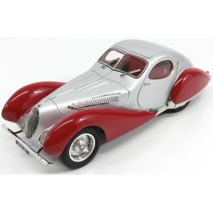 CMC 1/18 タルボ ラーゴ T150 クーペ C-SS ティアドロップ Figoni&Falaschi 1937 シルバー/レッド TALBOT LAGO COUPE M165｜blugrey