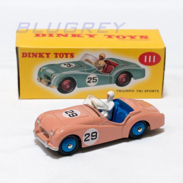 DINKY TOYS 1/43 トライアンフ TR2 スポーツ ピンク Triumph TR2 SP...